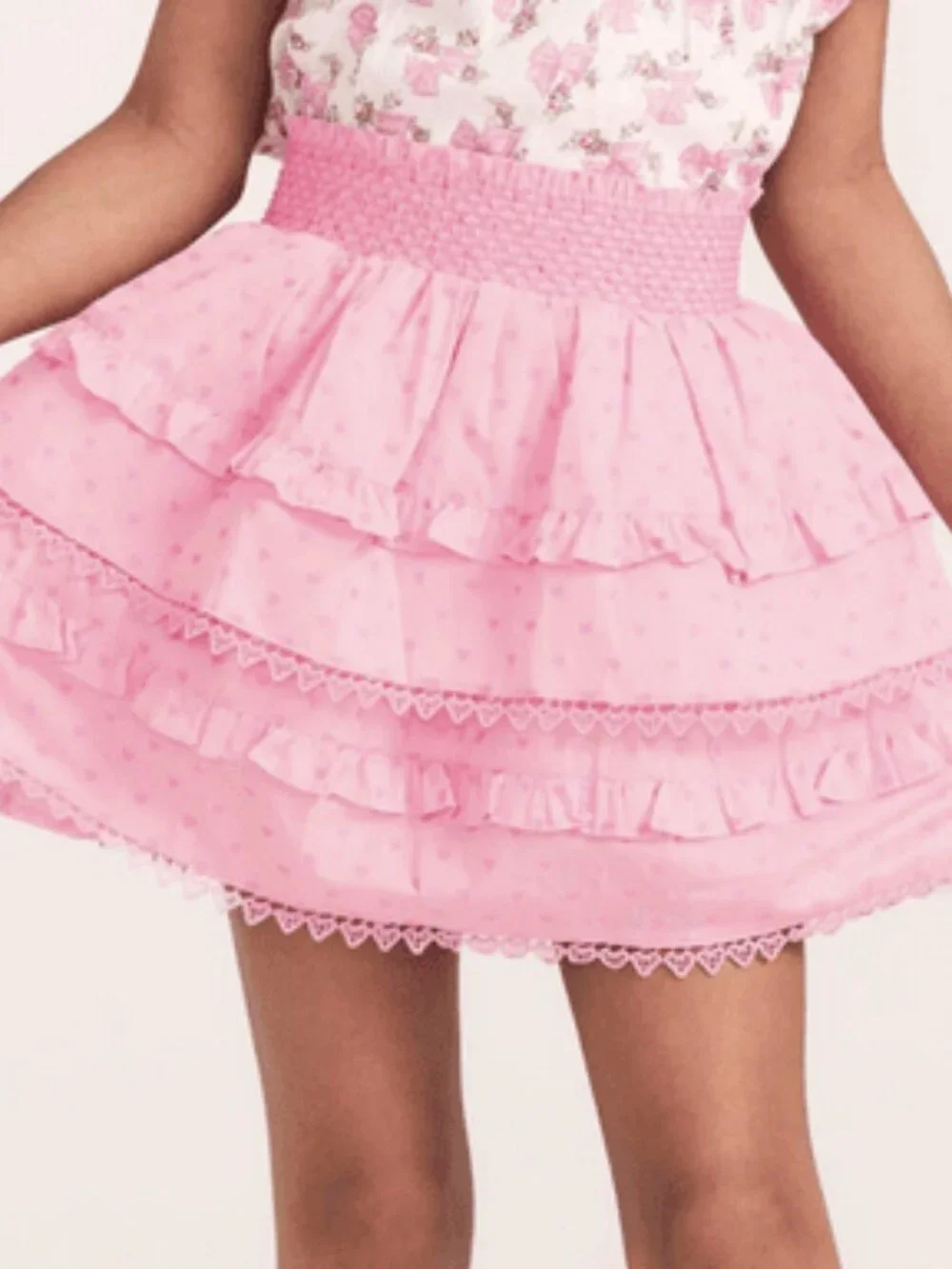 LoveShackFancy x American Girl Doll Girls Rosy Ruffle Billy Skirt